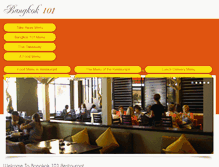 Tablet Screenshot of bangkok101-ca.com